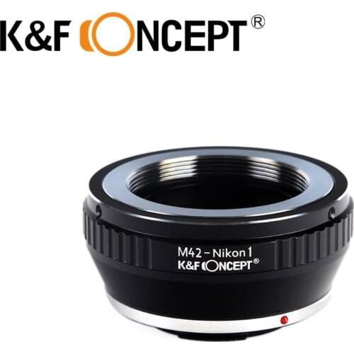 K&F Concept Lens Mount Adapter for M42 Lens to Nikon 1 Mount Camera Adapter Ring for V-1 J-1 V1 J1