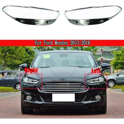 Car Clear Headlight Lens Cover Replacement Headlight head light lamp Shell Cover For Ford Mondeo 2013-2016
