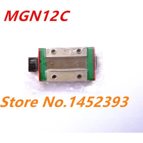 Free shipping MGN12C block for MGN12 12mm Linear Guide 12mm linear rail way normal linear carriage for CNC X Y Z Axis