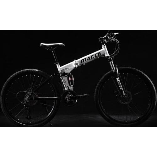 Mountain Bike Folding 26 Inch Speed Double Shock Absorption Off Road Adult Man and Women Student Bicycle