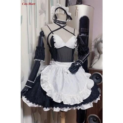Hot Game Azur Lane HMS Belfast Cosplay Costume Fashion Cute Maid Dress Unisex Activity Party Role Play Clothing Custom-Make