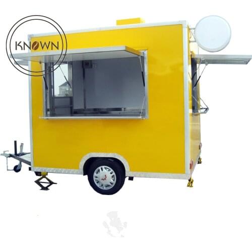 Hot dog, french fries, waffle, sandwiches, coffee, hamburger, fried ice cream roll fast food cooking truck