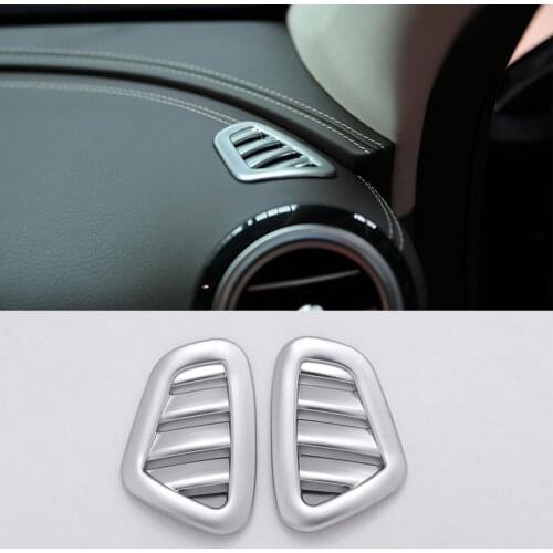 Chrome ABS Dashboard Side Air Conditioning Outlet Cover Trim for Mercedes Benz W213 E Class E200l E300l 2016-17 Model Accessory