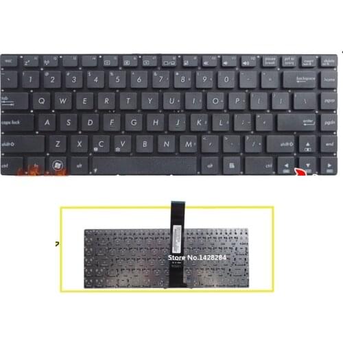 SSEA New laptop US Keyboard For Asus U37 U37VC U47 U47A U47VC Keyboard without frame