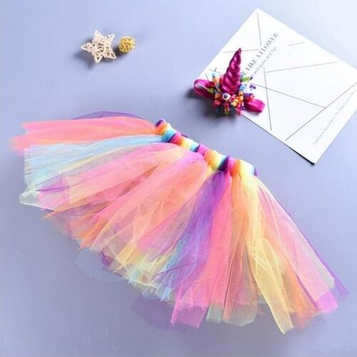 Foreign trade original single childrens wear girl Unicorn handmade skirt set TUTU skirt purely fashoion birthday skirt