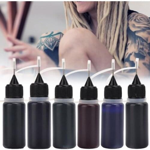 Micro Pigment Tattoo Pigments 10ml Temporary Tattoo Ink Waterproof Long Lasting Juice Pigment Ink for DIY Body Art Painting
