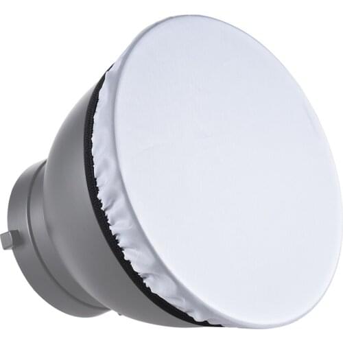 Photography Light Soft Diffuser Cloth for 7" 180mm Standard Studio Strobe Reflector Multiple Color Options