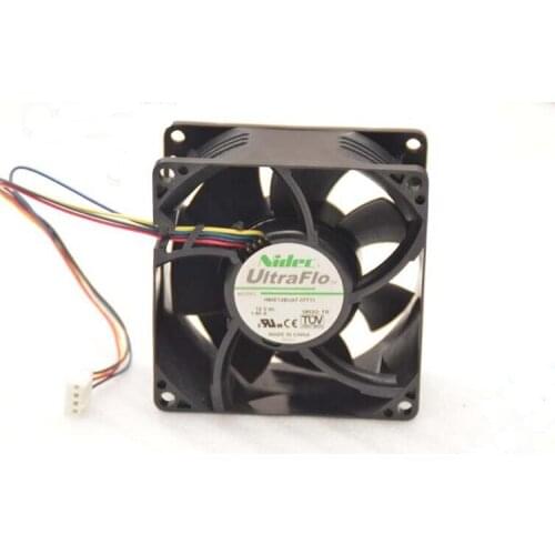 NIDEC 8038 fan 1.60A 12V 8 cm violent fan H80E12BUA7-07T11