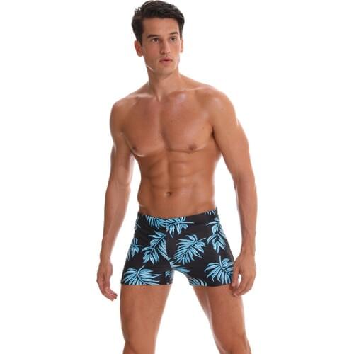 New 2020 men swimwear Flat angle hot spring beach swim trunks, quick-drying plus size shark skinmens swimming trunks swimwear