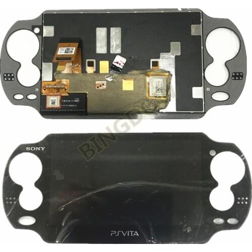 Original For Sony PS Vita PSV 1000 1001 Black LCD Screen Dispaly Touch Panel Digitizer Assembly
