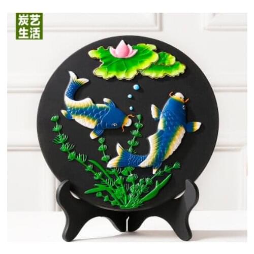 Scripture Creative handicraft home wine ark sitting room porch adornment to be more than rich every year desktop decoration