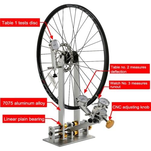 Professional MTB Road Bike Wheel Repair Tools Bicycle Wheel Truning Stand Rims Correction Stand Bicycle Calibration Stand Tools