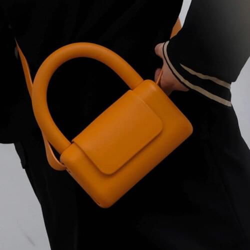 Niche Design Luxury Handbags Women Bags Designer New Original Portable Square Jelly Pures and Bags Fashion Solid Ladies Bag