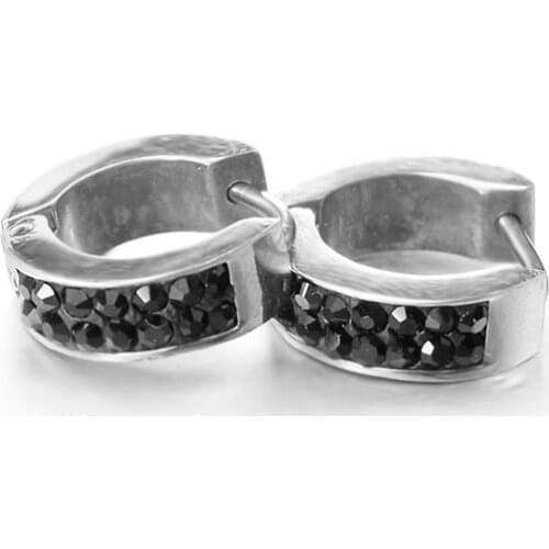 Gokadima 5 color Men Earrings for women ear cuff Punk, Stainless Steel Earrings Unisex pendientes brincos jewelry party