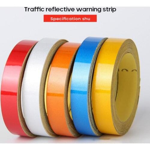Car Accessory Car DIY Reflective Rim Self-Adhesive Stripe Sticker Tape For Auto Motorcycle Body Wheel Decorative 6 Colors 5M*2CM