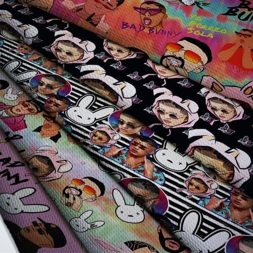 Bullet Texture Liverpool Fabric 50cm*140cm Printed For Dress Stretch Fabric Knit Fabric For Hair Band Craft Supplies L10500