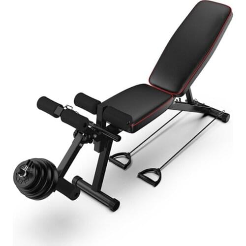 Gym weight bench, adjustable fitness multifunctional dumbbell bench, home workout bench