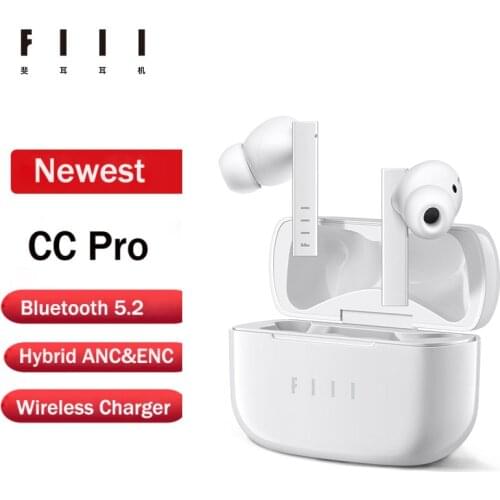 Newest FIIL CC Pro TWS Wireless Bluetooth 5.2 Earphones True Wireless Headhones Dual Noise Cancelling Earbuds ANC ENC Headsets