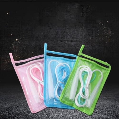 Sweat-proof Useful Weight Lose Jumping Training Rope Anti Slip Weighted Jump Rope Elastic for Training