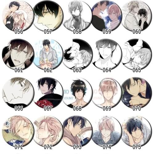 1pc 58mm BL 10 Count Ten Count Tadaomi Shirotani Badge Brooch yaoi fan Round Icons