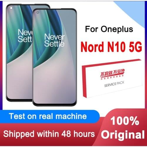 100% Tested 6.49'' IPS LCD For OnePlus Nord N10 5G LCD Display Touch Screen Digitizer Assembly For OnePlus Nord N10 BE2029 Model