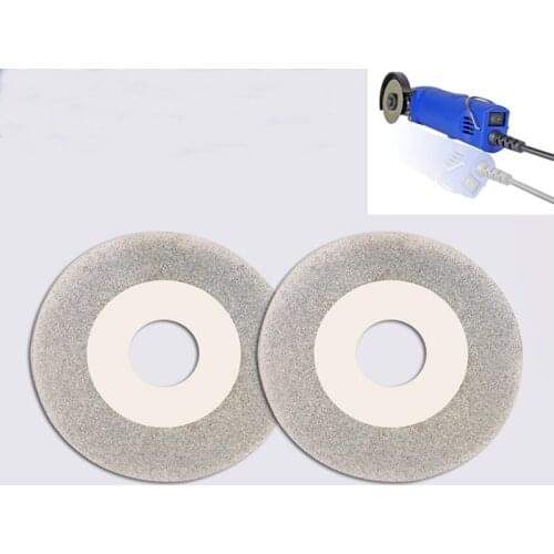 2Pcs Professional 60MM Emery Cutting Sheet for Tile Cleaning Cutting and Seams Metalworking Cutting Discs