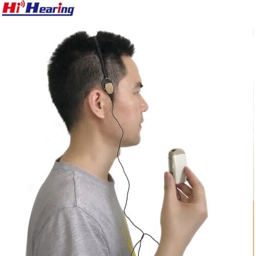 3Pin Bone Conductor Hearing Aids Good as BAHA Siemens Pocket Hearing Aid Body Worn Hearing Aid BW