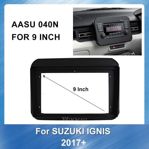 9inch 2Din car Radio Fascia For SUZUKI IGNIS 2017+ Car DVD Frame Audio Fitting Adaptor Dash Trim Facia Panel Car Audio Frame