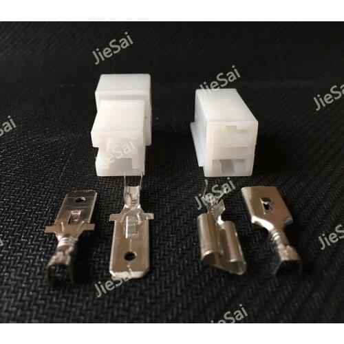 Electrical Vehicle Automotive Connector 2 Pin Female Male Plug For Fog Lamp Light