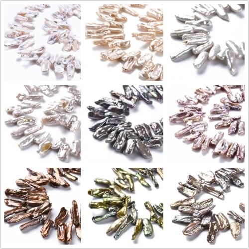 1 Strand Natural Keshi Pearl Beads Strands,Cultured Freshwater Pearl Beads for DIY bracelet necklace jewelry making accessories