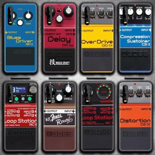Boss Distorion Pedal Phone Case for Huawei P20 P30 P40 lite E Pro Mate 40 30 20 Pro P Smart 2020
