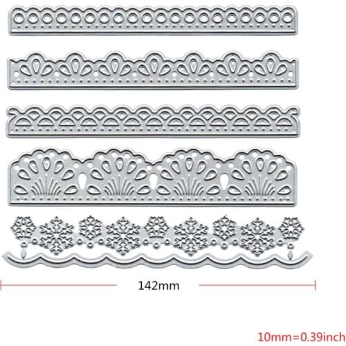 DIY Cutting Dies Lace Embossing Stencil Template for Scrapbooking Embossing Paper Card Decor M68E
