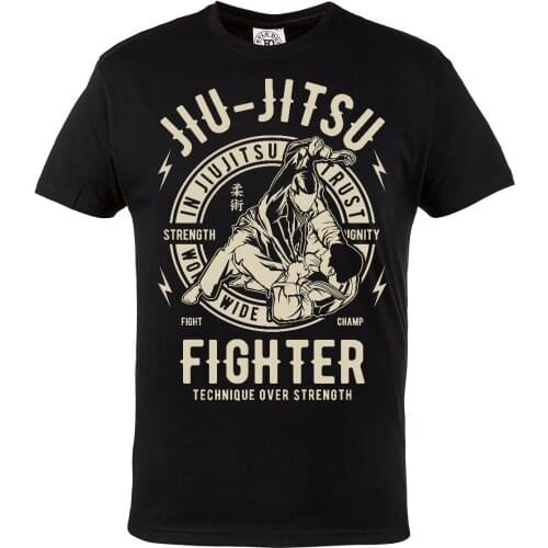 MMA BJJ Brazilian Jiu Jitsu Gym Martial Arts T-Shirt. Summer Cotton O-Neck Short Sleeve Mens T Shirt New S-3XL
