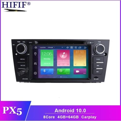 IPS DSP 7" Android 10 Quad Core Car DVD Player GPS Navigation for BMW E90 Sedan E91 Touring E92 Coupe E93 Convertible 2007-2009