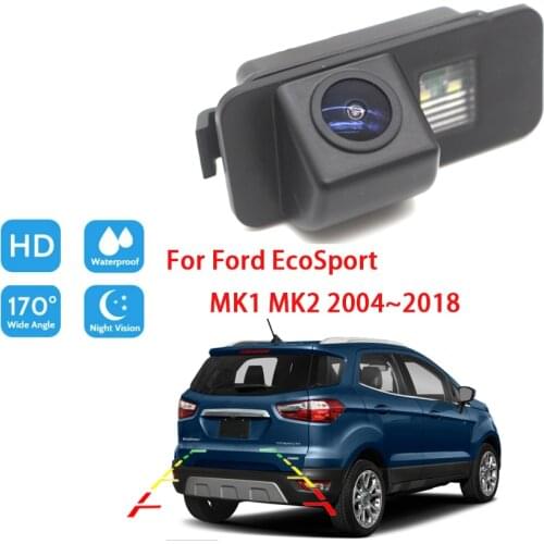 Reverse Rear View Camera For Ford EcoSport MK1 MK2 2004~2018 CCD Full HD Night Vision Car Reverse Parking Camera high quality