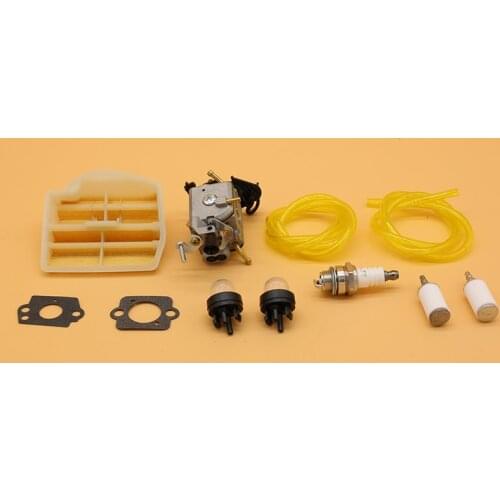 Carburetor Air Fuel Line Filter Kit for Husqvarna 445 450 445E JONSERED CS2245S 506450401 ZAMA C1M-EL37B CARB Chainsaw Parts