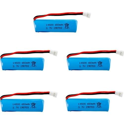 3.7V 650mAH 14500 Lipo Battery For H116 Remote control Boat helicopter Car Truck Tank toys accessories 1S 3.7 V Li-ion battery