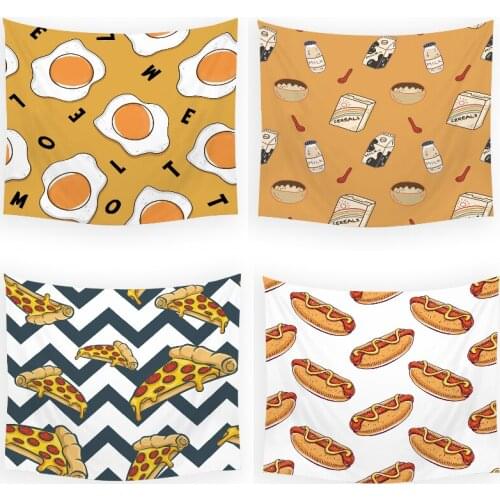 Cartoon food farmhouse decor cute room decor Decoration for bedroom witchcraft supplies home large beach towels india tapesty
