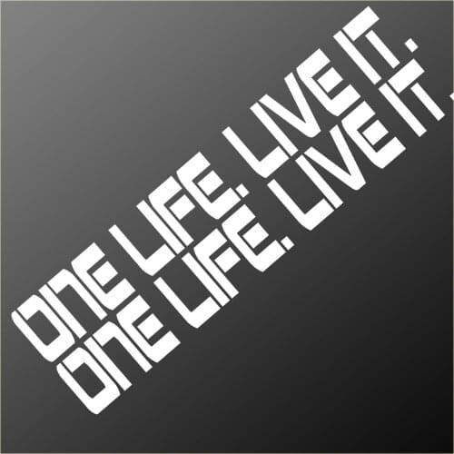 For LAND ROVER STICKERS ONE LIFE LIVE IT DEFENDER GRAPHICS DECAL CAMEL TROPHY X 2 Car Styling