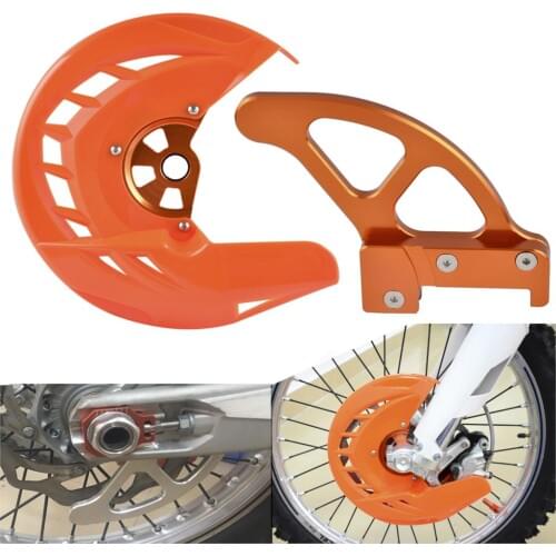 Front & Rear Brake Disc Guard Protector For KTM 125 200 250 300 350 450 500 525 530 SX SXF XC XCF EXC EXCF 2016 2017 2018 2019