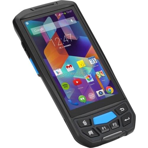 Rugged pda android 7.0 tablet pc barcode scanner wireless industrial mobile handheld terminal 5 inch portable data terminal 4G