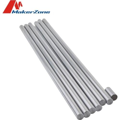 CNC Parts Liner Rail OD 10mm Length 100mm 200mm 300mm 400mm 500mm Shaft Smooth Rod Stainless Steel Round Bar for 3D Printer