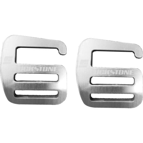 2pcs 25mm Backpack Webbing Buckle G Shape Hook Connector Clip Tool Outdoors