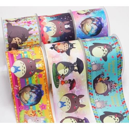 DIY Handmade Materials Printed Grosgrain Ribbon 50 Yard Per Size 54278