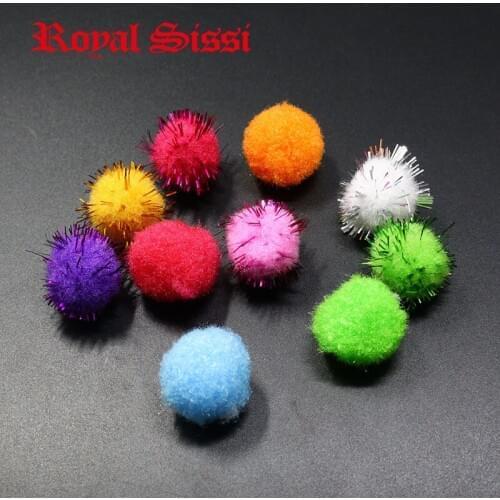 Royal Sissi 30pcs/pack colorful Synthetic Crystal Eggs roe Imitate Natural Counterpart egg fly tying material salmon trout baits