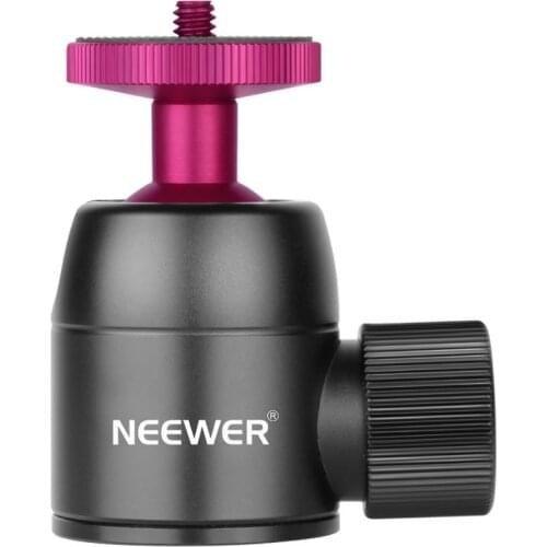 Neewer Camera Tripod Ball Head 360 Degree Pan 90 Degree Tilt Rotating Panoramic Ballhead with 1/4 inch Screw for DSLR Cameras