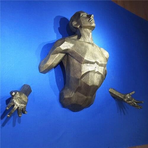 Modern Statue Of Art Home Furnishing Originality Hanging Wall Ornamentation Bar Club Ktv Wall Decoration Accessories Sculpture