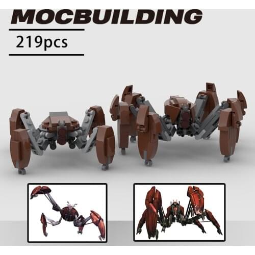 Star Movie MOC Droid Building Blocks Space Battle Droids Crab Special shaped diy Bricks Toys For Children Gifts