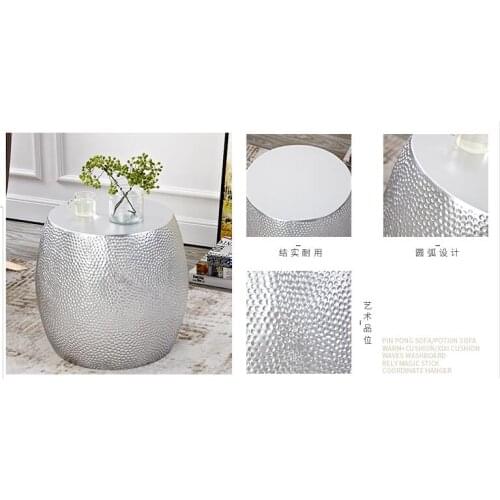 Sofa corner a few Locke creative furniture fashion side table modern minimalist wrought iron small round coffee table