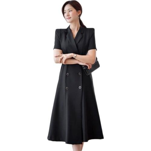 Temperament-commuting Professional OL Womens Dress Of Solid Color High-Waist 2021 Waist Show Shape Design Sense Of Suit Skirt